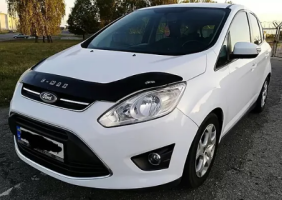 Дефлектор капота (мухобойка) FORD C-MAX с 2010 г.в. (Форд Ц-Макс) Вип Тюнинг