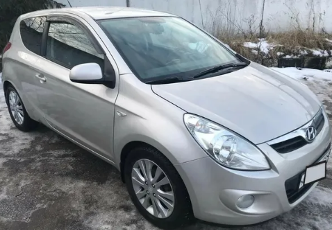 Дефлекторы окон (ветровики) Hyundai I20 Hb 3d 2009 (Хюндай Ай20) Кобра Тюнинг