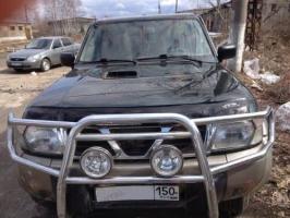 Дефлектор капота (мухобойка) NISSAN Patrol (Y61) с 1997–2004 г.в. (Ниссан Патрол) Вип Тюнинг